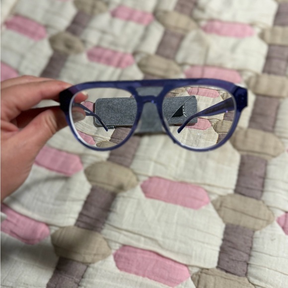 KITS eyewear Blue aviator fashion Glasses frames Palmer Apha liftoff style - Picture 3 of 4